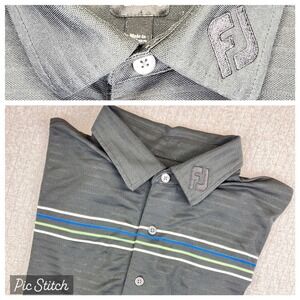 FootJoy performance‎ golf Polo Dress Shirt Men XXL Short Sleeve FJ collar Logo